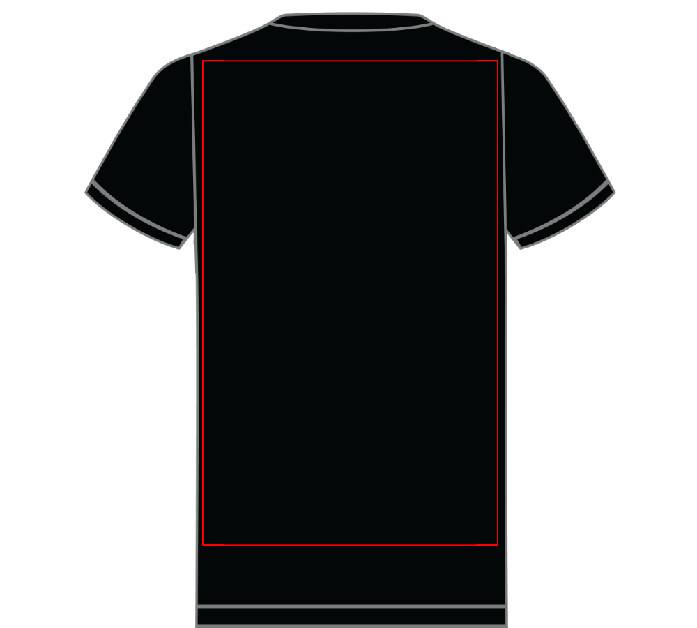 Regular black T-shirt