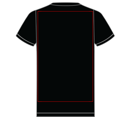 Regular black T-shirt